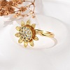 Rotatable Finger Rings for Women RJEW-B115-01G-02-3