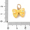 Alloy Enamel Pendants AL-CBA68FA-02G-3
