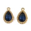 Ion Plating(IP) 304 Stainless Steel Micro Pave Cubic Zirconia Charms STAS-K256-20G-05-1