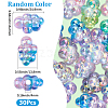 30Pcs Transparent Acrylic European Beads OACR-SC0002-72-2