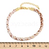 4MM Braided Nylon Cord Bracelets FIND-A057-01G-17-4