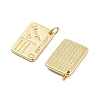 Brass Pendants KK-Q006-08G-2