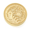 Halloween Series Wax Seal Brass Stamp Heads AJEW-M039-01G-2