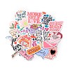 Self Love Club Theme Waterproof Self Adhesive Paper Stickers DIY-F108-11-1