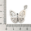 Brass Micro Pave Clear Cubic Zirconia Pendants KK-L211-020P-02-3