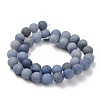 Dyed & Heated Natural Blue Aventurine Beads Strands G-J376-31-10mm-4
