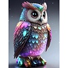 DIY Owl Diamond Painting Kit DIAM-PW0013-02H-1