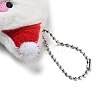 Christmas Theme Cloth Plush Doll Pendant Decorations HJEW-D030-01C-3