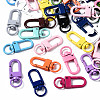 Spray Painted Eco-Friendly Alloy Swivel Snap Hooks Clasps PALLOY-YW0001-26-NR-1