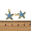 304 Stainless Steel Enamel Pendants STAS-L299-19G-05-3