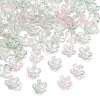 60G Baking Paint Transparent Glass Bead Caps DGLA-YW0001-63I-1