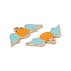 Alloy Enamel Pendants ENAM-H039-12G-3