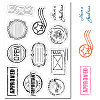 PVC Plastic Clear Stamps DIY-WH0439-0007-1