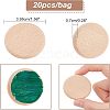 Unfinished Wooden Discs WOOD-WH0030-13-3