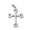 Non-Tarnish 304 Stainless Steel Pendants STAS-M311-04P-2