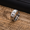 Non-Tarnish Stainless Steel Sun Moon Rotatable Ring PW-WG55710-02-2