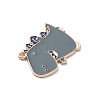 Alloy Enamel Pendants FIND-C027-01B-3