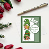 PVC Plastic Clear Stamps DIY-WH0618-0024-6
