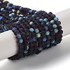Transparent Glass Beads Strands X-EGLA-A044-T8mm-MB15-1