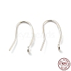 925 Sterling Silver Hoop Earring Findings STER-H107-09S-1