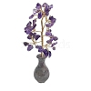 Natural Amethyst Chips Tree of Life Decorations PW-WG77120-01-1