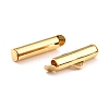 304 Stainless Steel Slide On End Clasp Tubes X-STAS-C044-08A-G-3