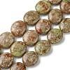 Natural Unakite Beads Strands G-K365-B08-03-1