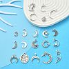 100Pcs 20 Styles Tibetan Style Alloy Pendants TIBEP-CJ0002-24-5