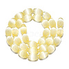 Dyed Natural Selenite Beads Strands G-T138-233J-2