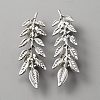Alloy Olive Leaf Brooch Pin JEWB-WH0028-09SP-1