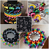 800Pcs Opaque Plastic Beads KY-SP0001-47G-5