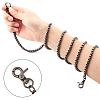 CHGCRAFT 2Pcs 2 Colors Iron Box Chains Bag Strap FIND-CA0002-30A-3