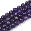 Natural Amethyst Beads Strands G-S345-8mm-010-1