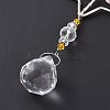 Teardrop Acrylic Beads Big Pendant Decorations HJEW-D029-01P-B-5