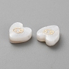 5Pcs Natural White Shell Beads BSHE-TAC0004-02F-2