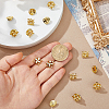20Pcs Flower Alloy Rhinestone Lapel Pin Backs for Backpack Clothes JEWB-FH0002-72G-3