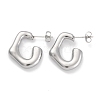 Non-Tarnish 304 Stainless Steel Stud Earrings EJEW-H013-24P-1