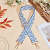 Rhombus Pattern Nylon Canvas Handbag Webbing Bag Straps FIND-CN0002-38B-4