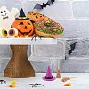 CRASPIRE 12Pcs 2 Colors Polyester Witch Hats AJEW-CP0005-50-6