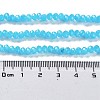 Baking Paint Imitation Jade Glass Bead Strands X-DGLA-A034-J4MM-A13-5