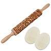 BeechWood Rolling Pin AJEW-WH0248-963-1
