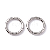 Non-Tarnish 304 Stainless Steel Open Jump Rings X-STAS-C040-01F-P-3