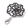 Handmade Seed Beads Keychain Pendants Decoration HJEW-MZ00064-3