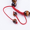 Adjustable Nylon Cord Braided Bead Bracelets BJEW-F308-55C-3