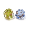 Handmade Gold Sand Lampwork Beads LAMP-K048-03-2