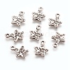 Gift Ideas for Men On Valentines Day Tibetan Style Alloy Star Carved Word Just for You Message Charms LF1272Y-1