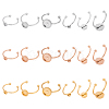 Unicraftale 18Pcs 9 Styles 304 Stainless Steel Cuff Ring Components FIND-UN0001-82-1