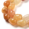 Natural Topez Jade Beads Strands G-B106-A27-01-4