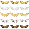 150Pcs 5 Colors Tibetan Style Alloy Angeltee Beads FIND-SC0009-30-1