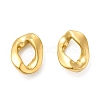Ion Plating(IP) 304 Stainless Steel Twist Hollow Out Oval Stud Earrings for Women EJEW-A089-06G-2
